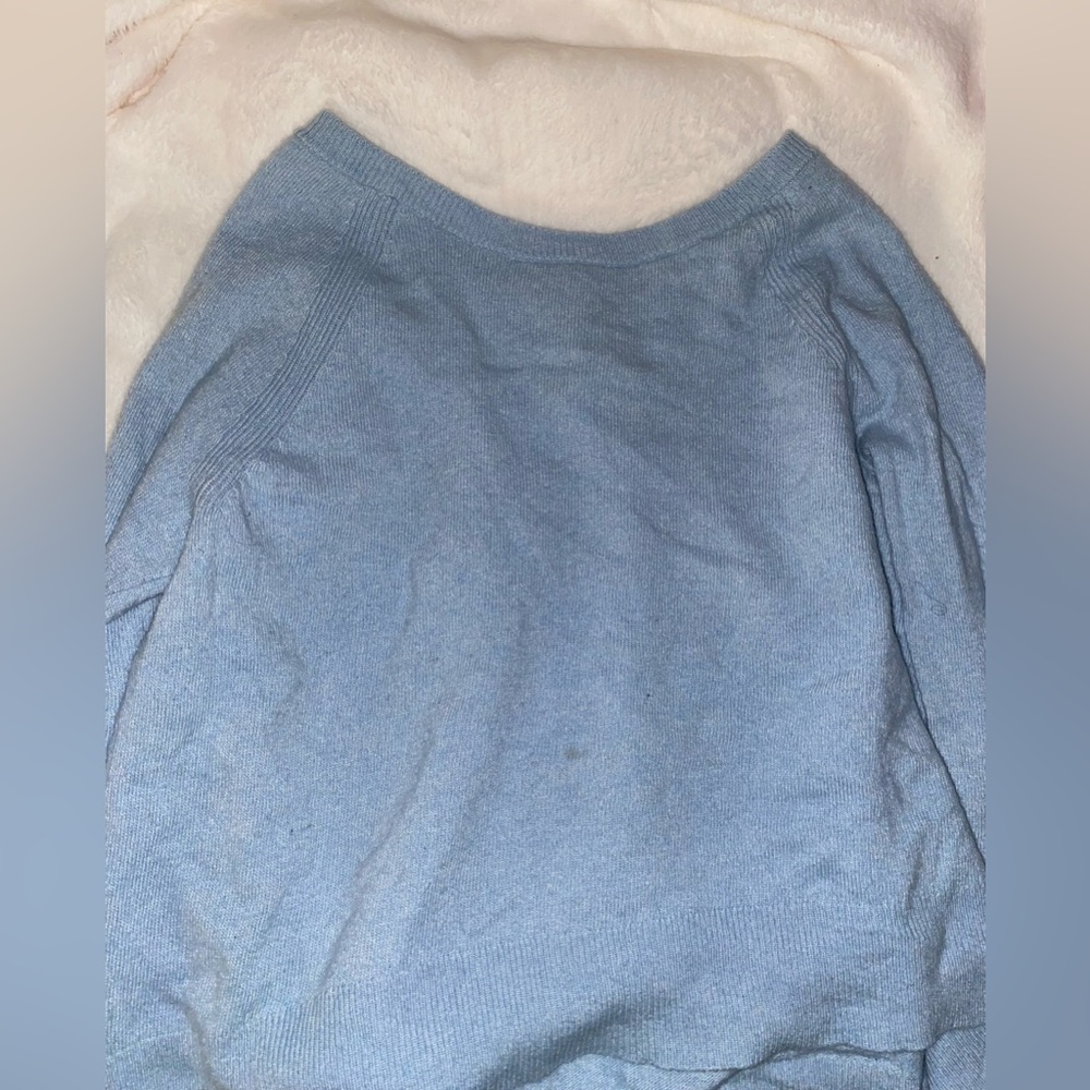 basic blue sweater | size small | banana republic
